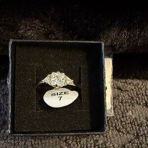 Square Gemstone Ring